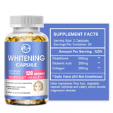 MINCH Glutathione Skin Whitening Pills Natural Anti Aging Supplement Collagen 60 Caps