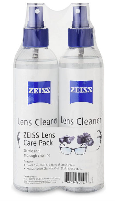 ZEISS Lens Cleaning Solution Kit (8 fl. oz. 2 pk.) 2 Bottles of Lens Spray 2