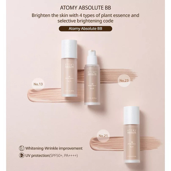 ATOMY Absolute BB Cream SPF 50+/PA++++  33ml Korean BBcream Korean Cosmetics