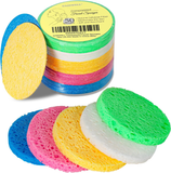 GAINWELL Natural Facial Sponges: Cleanse, Exfoliate, Remove Makeup, Reusable