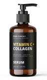 DEMA CLINICALS Vitamin C serum + Collagen, Skin Brightening, Anti aging, Wrinkles SERUM - 4oz