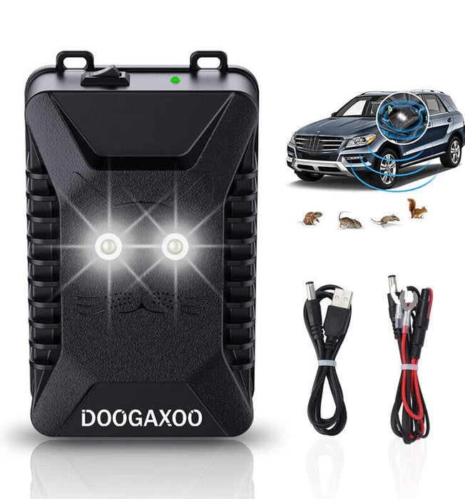 Car Ultrasonic Mouse Repeller Vehicle Rat Rodent Pest Animal Deterrent Repellent