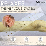 ACUSOOTHE Acupuncture Ear Seeds Vaccaria Acupressure Ear Seeds Gold Plated Pack of 20