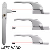 Yale Upvc Cockspur Window Handle Double Glazing Locking Window Catch Replacement - Colour:;White,Backset:21mm,Hand;Right