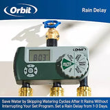 ORBIT 56082 3-Outlet Hose Watering Timer, Green (3 Outlet)