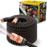 POCKET HOSE Copper Bullet AS-SEEN-ON-TV Expands to 100 ft REMOVABLE Turbo Shot Multi-Pattern Nozzle 650psi 3/4