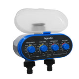 AQUALIN Modern Watering Timer Controller Garden Electronic Automatic 2 Outlet 4 Dial