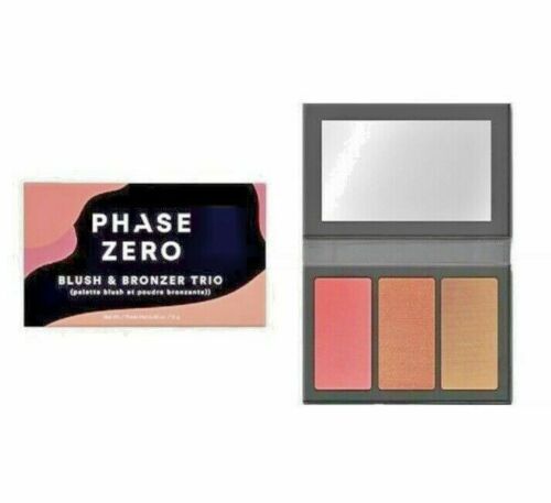 PHASE ZERO Blush and Bronzer Trio Palette Makeup 42oz