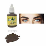 MEI-CHA Microblading Mei-cha Image 15ml Permanent Makeup Pigment Darkest Brown