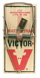 VICTOR M210 Metal Pedal Wood Snap Rat Trap