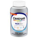 CENTRUM Silver Multivitamin/Multimineral Supplement Men 50+ 200 ct Ex 09/24 & UP