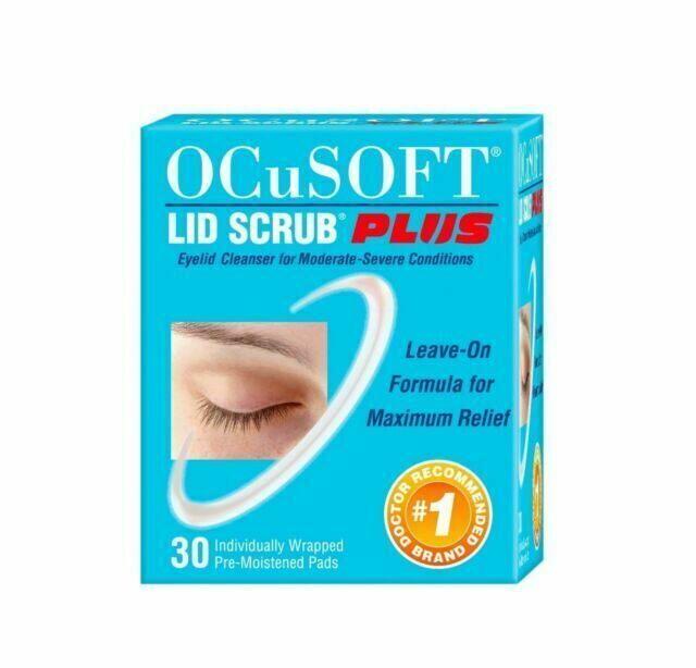 OCuSOFT 730197 Lid Scrub Plus Pre-Moistened Pads - 30 Count