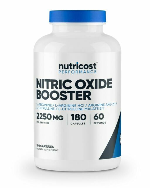 NUTRICOST Performance 750 mg Nitric Oxide Booster Capsule - 6.74 oz