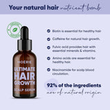 MOERIE Ultimate Hair Growth Serum For Natural Hair Regrowth And Thickening - And