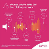 EARHUB Music Filter Earplugs, Noise reduction ear plugs| WAS £16.99 | 50% off