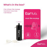 EARHUB Music Filter Earplugs, Noise reduction ear plugs| WAS £16.99 | 50% off