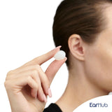 EARHUB soft silicone earplugs SNR 27 dB ear plugs with aloe vera - 3 Pairs