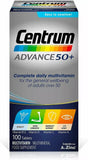 CENTRUM Advance 50+ Multivitamin & Mineral Tablets 100 tablets x 3 Pack