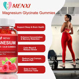 Magnesium Glycinate Gummies High Strength 600mg Stress & Anxiety Relief 60PCS