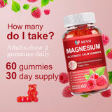 Magnesium Glycinate Gummies High Strength 600mg Stress & Anxiety Relief 60PCS