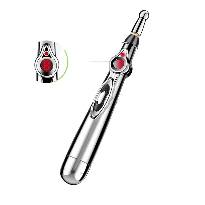 JAHYSHOW 7 in 1 Therapy Electronic Acupuncture Pen Energy Heal Massage Pain Relief