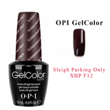 OPI GelColor Soak Off Gel Lacquer Nail Polish .5oz Sleigh Parking Only XHP F12