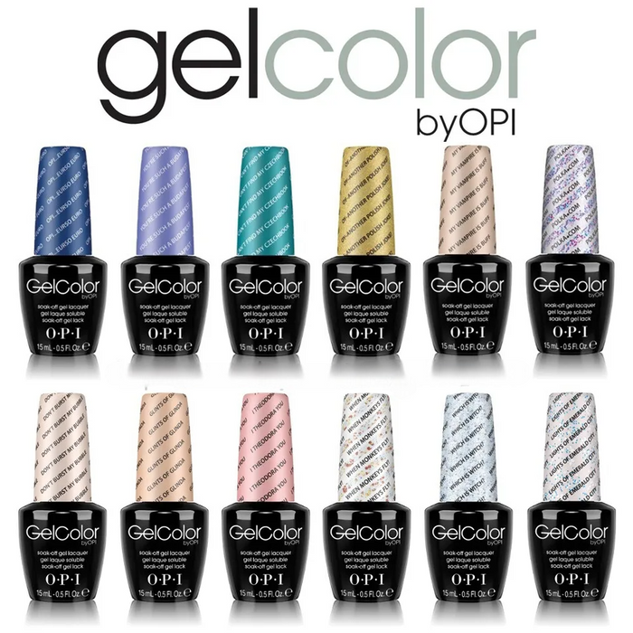 OPI GelColor Soak Off Gel Lacquer Nail Polish .5oz Sleigh Parking Only XHP F12