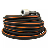 FELXTREME Rubber Garden Hose Flexible Female Coupling Kink Free Heavy Duty 5/8 In. 100 Ft.