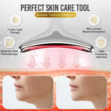 7 in One Red Light Therapy Anti Aging Face Massager Electric Face Lift Device