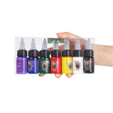 HAWINK Tattoo Ink Set 7/14Colors Set 1/2OZ 15ml/Bottle Tattoo Pigment Kit TI203 (7 COLORS)