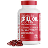 BRONSON Antarctic Krill Oil 1000mg with Omega-3s EPA, DHA and Astaxanthin