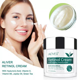 Retinol Face Cream Anti Ageing Wrinkles Hyaluronic Acid, Vitamin B, E Serum 2.5%