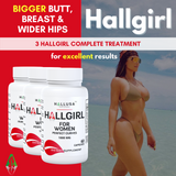 HALLUSA NATURAL HALLGIRL 1000 mg Aguaje - Perfect Curves - Bigger Butt - Big Chest - 60 Caps