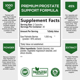 NATURE NUTRITION Saw Palmetto 1000mg - Premium Prostate Health Support Supplement for Men