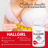 HALLUSA NATURAL HALLGIRL 1000 mg Aguaje - Perfect Curves - Bigger Butt - Big Chest - 60 Caps