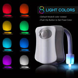 US 3-6 Pack Motion Sensor Activated LED 8 Colors Changing Toilet Night Light: Lot Size - 3 Pack