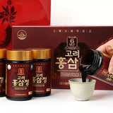 WOONGJINFOOD Korean 6 years Root Red Ginseng Extract Royal Gold 250ml x2EA (17.6 oz)) Saponin