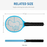 YT 2Pcs YT Mosqutio Fly Zapper Racket 2800V High Volt Insect Swatter Instant Attack