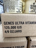 4pack of 9oz Jars Genes Ultra Vitamin E Creme 9 oz. Swiss collagen complex