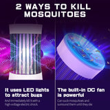 AICASE Rechargeable Electric Mosquito Fly Killer Bug Zapper Light USB Insect Pest Trap