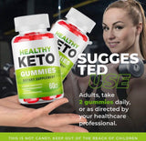 2-Pack Healthy Keto ACV Gummies - Vegan, Weight Loss Supplement (120 Gummies)