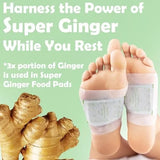 ENTREFEET Dr. Entre's Super Ginger Foot Pads: Premium Effective Foot Pads to Feel Bette