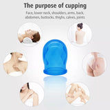 RUIZD 6 Cups Cupping Set Chinese Massage Medical Body Healthy Therapy Vacuum Suction
