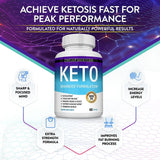 Keto Diet Pills BHB Best Ketogenic Carb Blocker Advanced Supplement