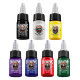 HAWINK Tattoo Ink Set 7/14Colors Set 1/2OZ 15ml/Bottle Tattoo Pigment Kit TI203 (7 COLORS)