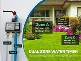 DEWENWILS 3 Zone Sprinkler Timer, Water Timer, Programmable Hose Faucet Timer