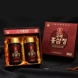 WOONGJINFOOD Korean 6 years Root Red Ginseng Extract Royal Gold 250ml x2EA (17.6 oz)) Saponin