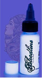 BLOODLINE Tattoo UV Glowing Ink Ultra Violet Invisible Blacklight Colors 1/2 oz