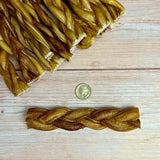 Extra Hard Braided Bully Sticks for Dogs, All Natural Dog Treats- Count 1pack single