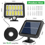 1200000lm LED Solar Street Light Security Flood Lamp Motion Sensor Outdoor Wall